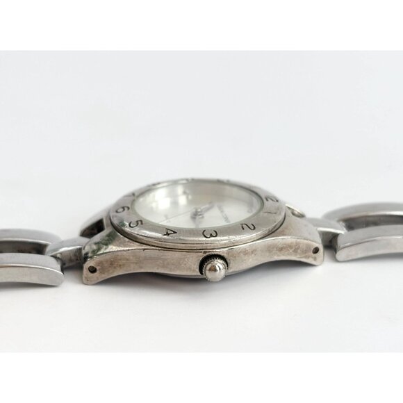 Casual Corner Silver Toned 2101-L02 Chainlink Vintage Wristwatch - 25mm - WORKS! - Picture 4 of 11